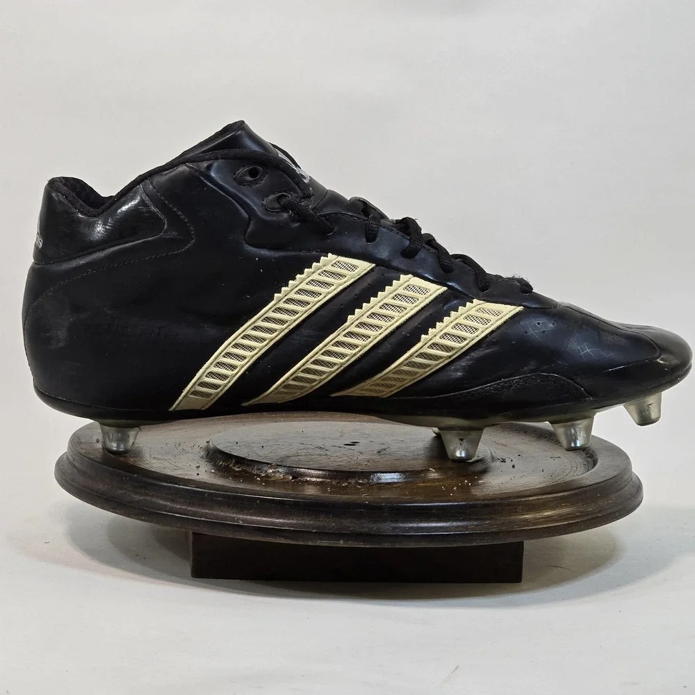 Adidas Predator‎ Powerserve Soccer Shoes Mens 10 Black Gold Cleats 2006 Model 44